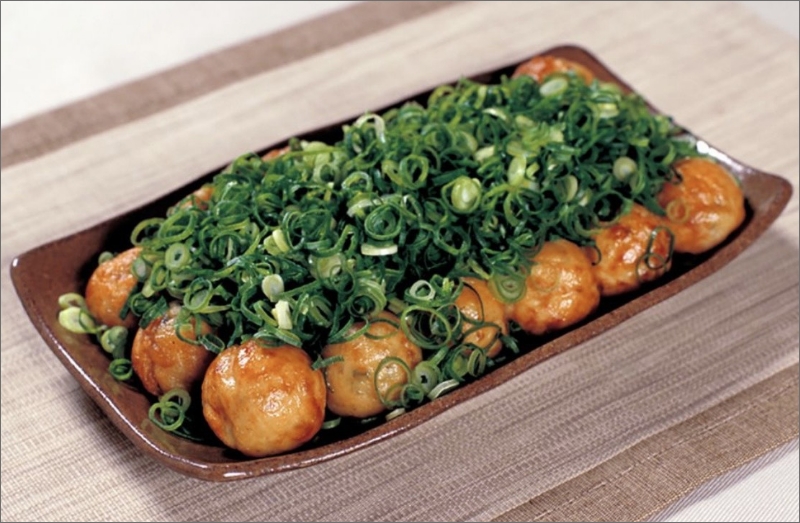 ネギだく揚げたこ焼き