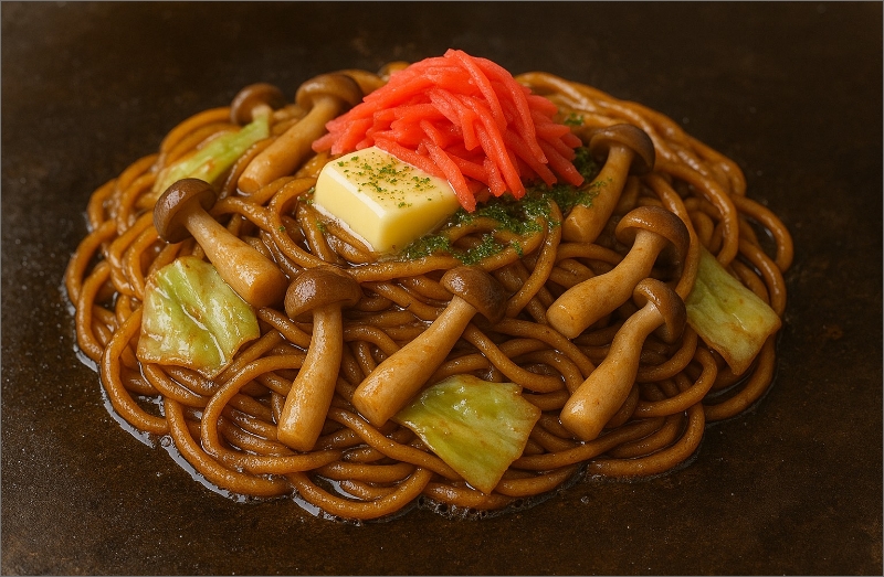 焼そば（しめじバター）